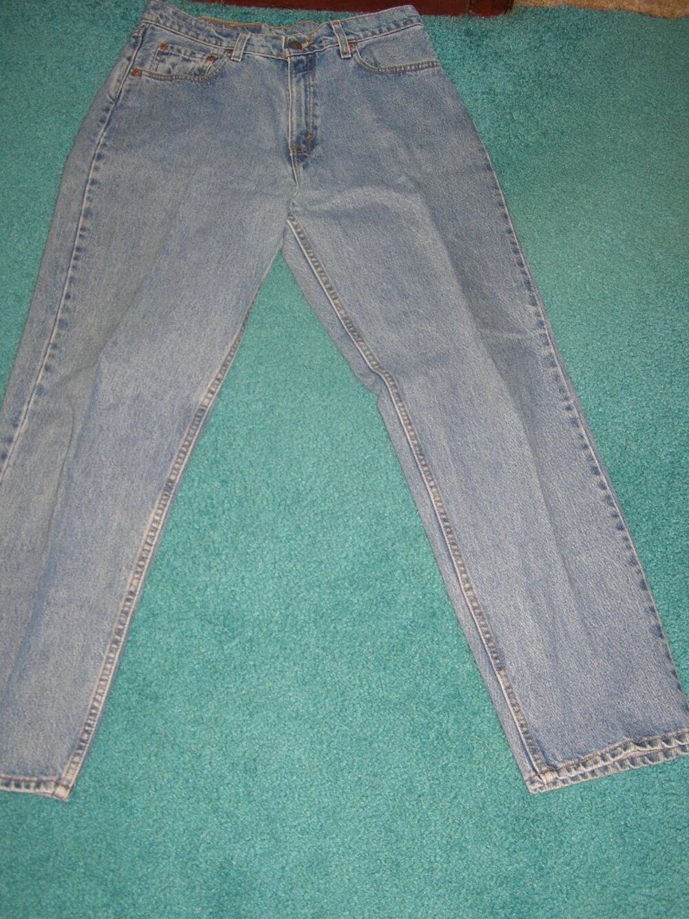 Women's Levi Strauss 560 Denim Jeans Size 10 M Loose Fit Cotton Med Blue New 8
